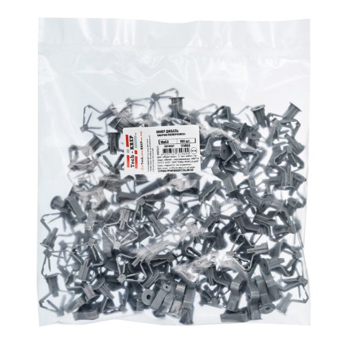 Дюбель бабочка для гипсокартона Tech-Krep TNF-W 100 шт. 111494 фото Дюбель бабочка для гипсокартона Tech-Krep TNF-W 100 шт. 111494 картинка